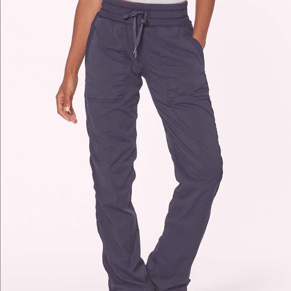 lululemon athletica Pants - LULULEMON STUDIO PANTS III LINED NAVY
